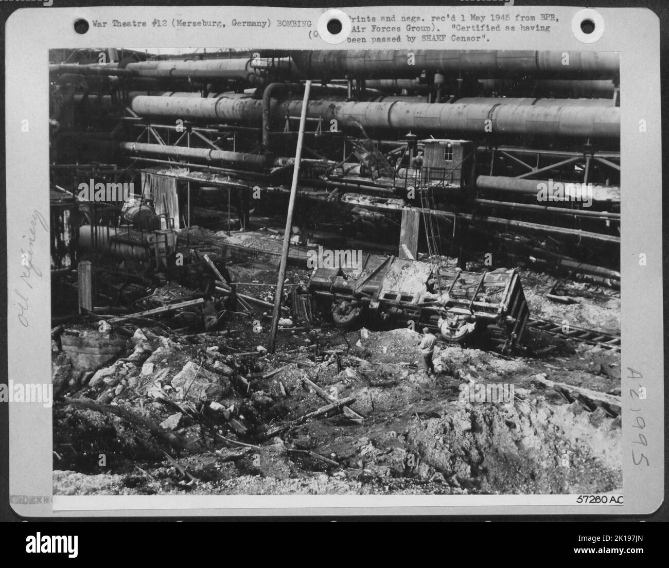 All Flow Of Oil Supply Was Stopped By The Us 8Th Air force And The RAF