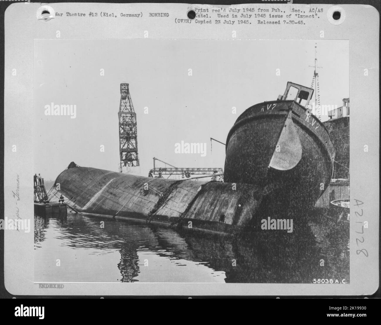 At Kiel, Germany, The 10,000Ton Admiral Scheer, A Pocket Battleship