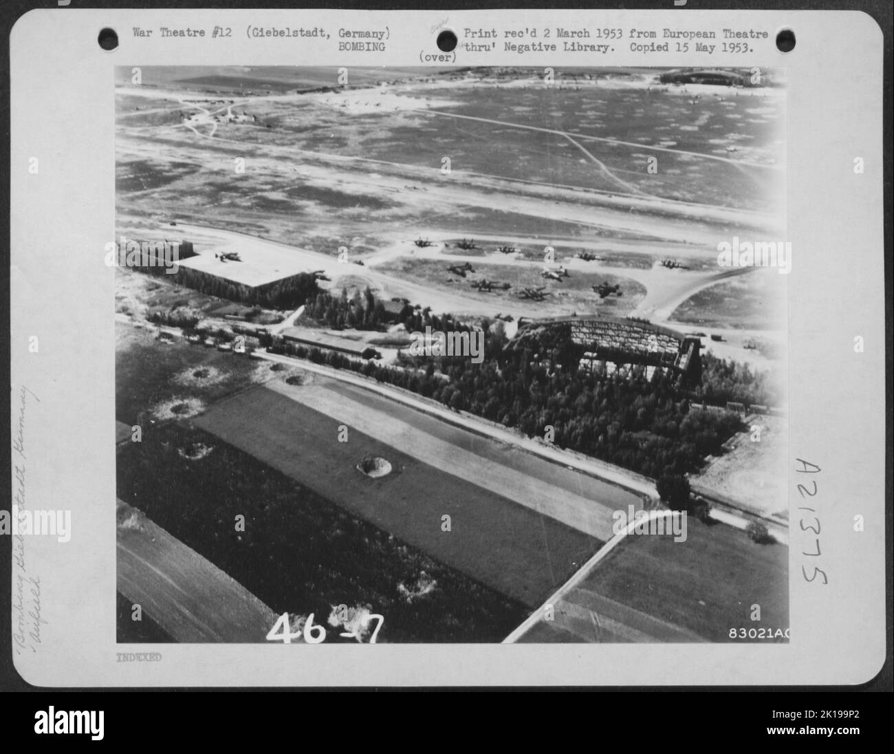 Military airfield bombing wwii Black and White Stock Photos & Images ...