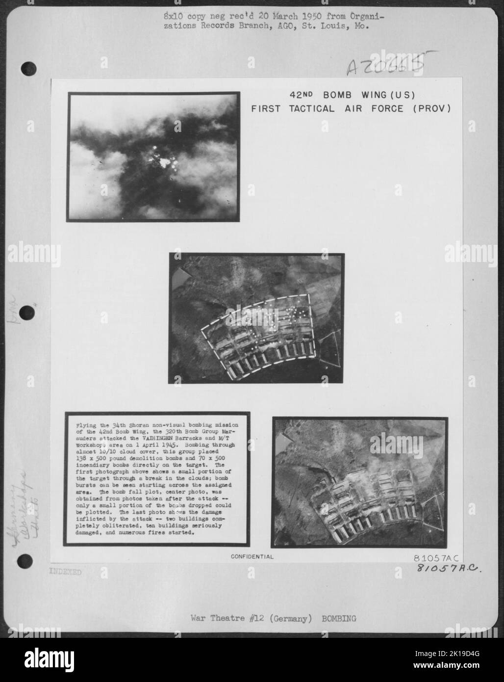 Flying The 34Th Shoran NonVisual Bombing Mission Of The 42Nd Bomb Wing