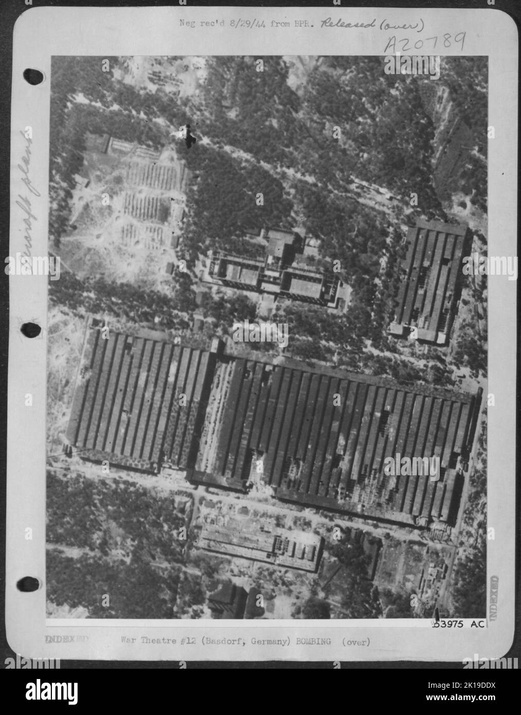 Nazi Secret Engine The Nazi aero engine works at Basdorf, 15 miles north of the center of ...