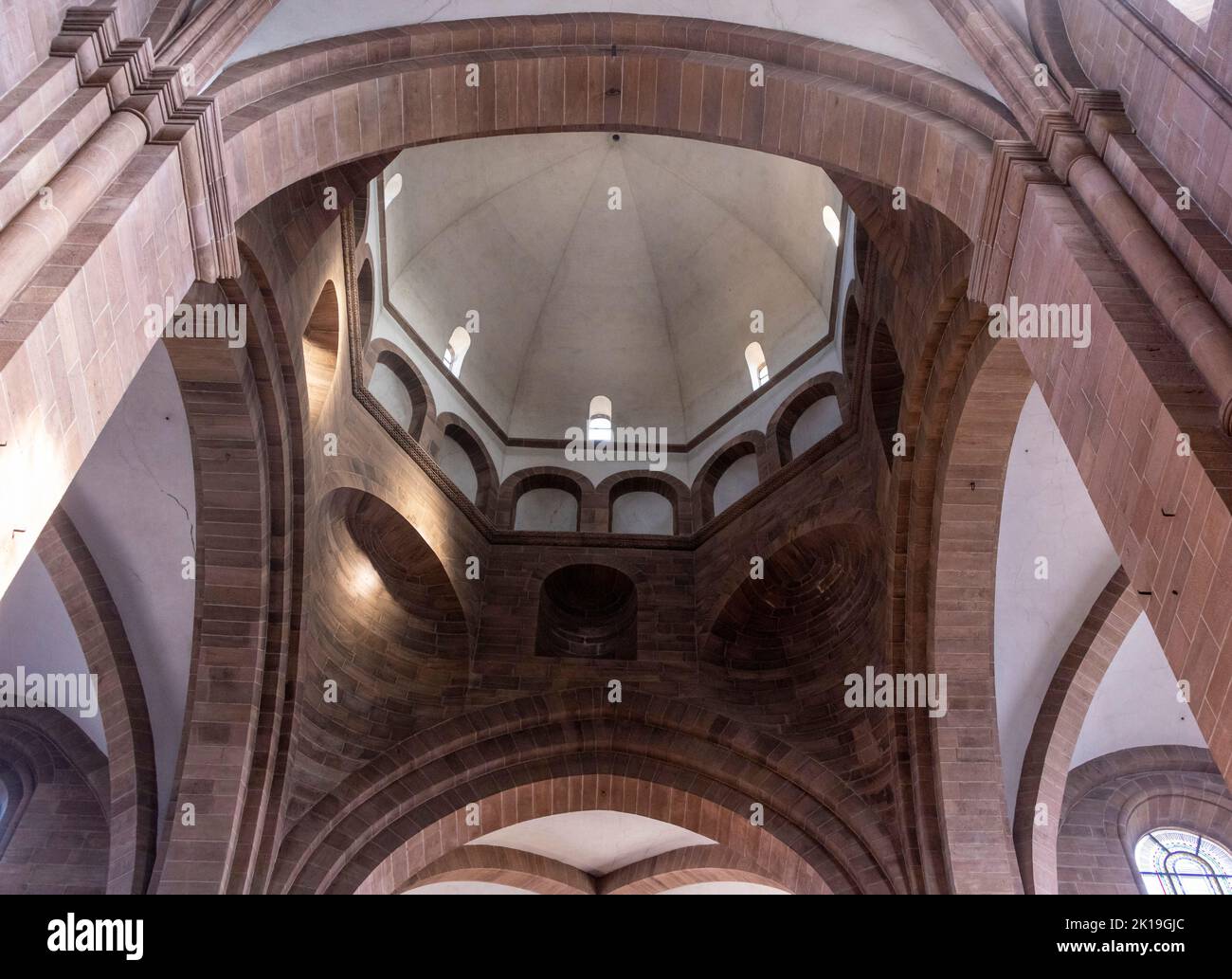 St Peter's Cathedral, Wormser Dom, Worms, Rhineland-Palatinate, Germany Stock Photo