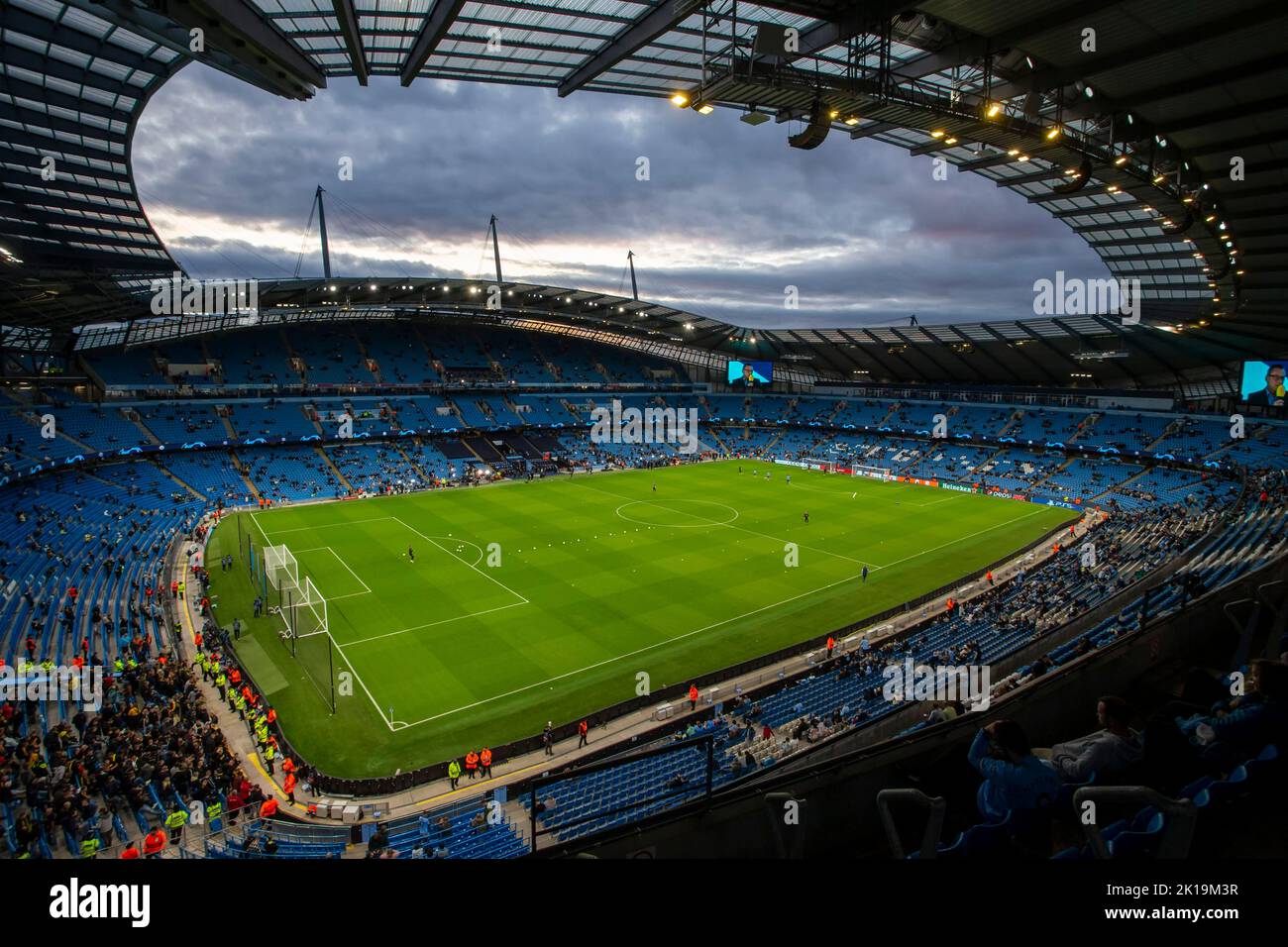 during the UEFA Champions League Group G match between Manchester City and Borussia Dortmund at the Etihad Stadium, Manchester on Wednesday 14th September 2022. (Credit: Mark Fletcher | MI News) Credit: MI News & Sport /Alamy Live News Stock Photo