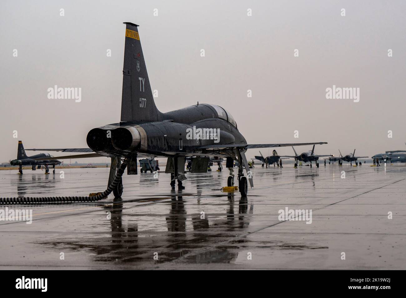 U.S. Air Force T-38A Talons assigned to the 2d Fighter Training ...