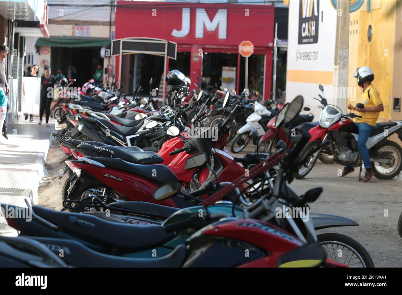 Irece Bahia Brazil September 13 2022 Motorcycles Are Seen In A