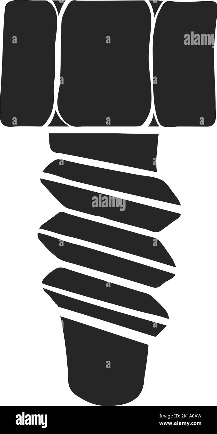 Hand drawn Bolt vector illustration Stock Vector Image & Art Alamy