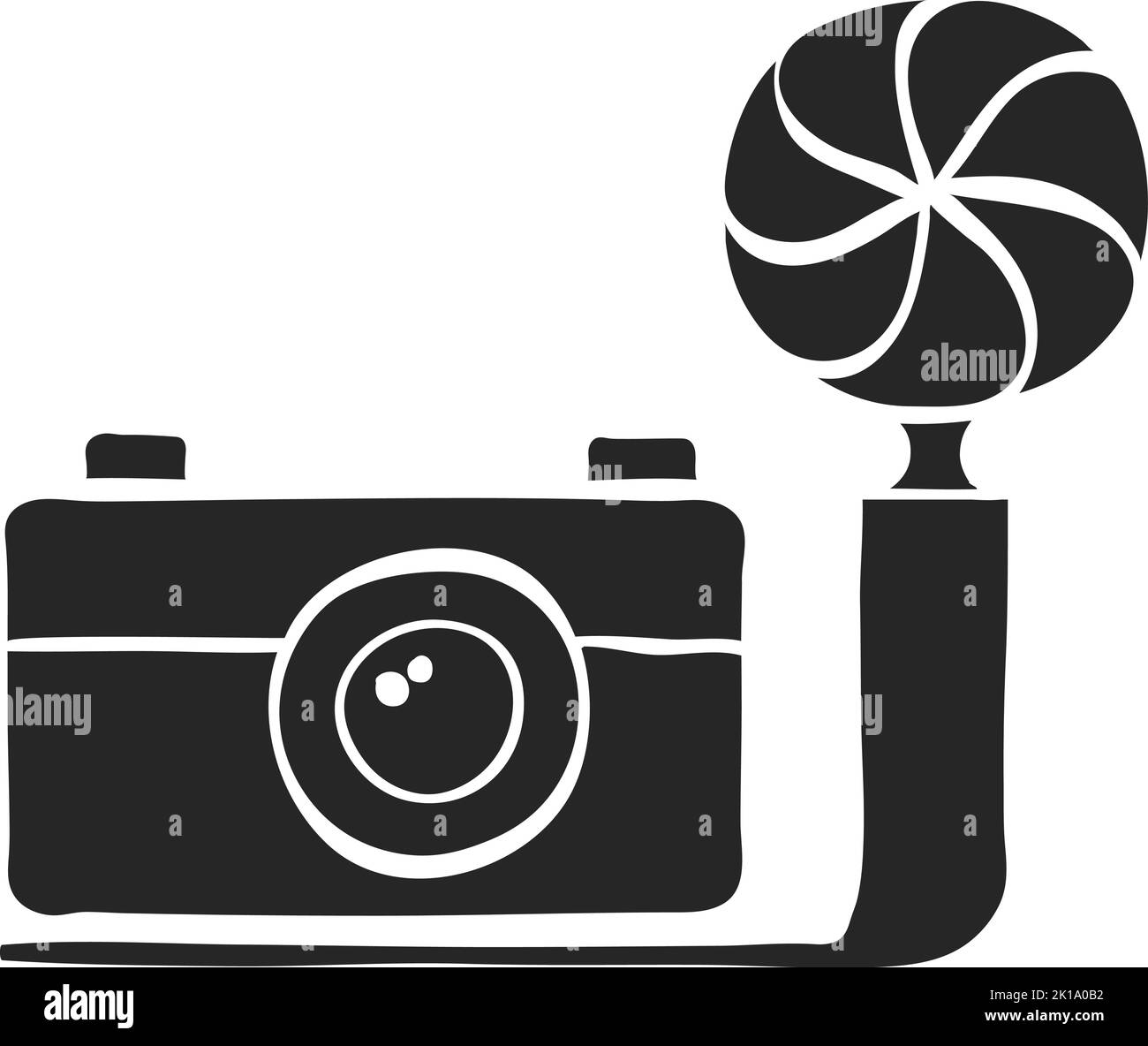 hand-drawn-old-camera-vector-illustration-stock-vector-image-art-alamy