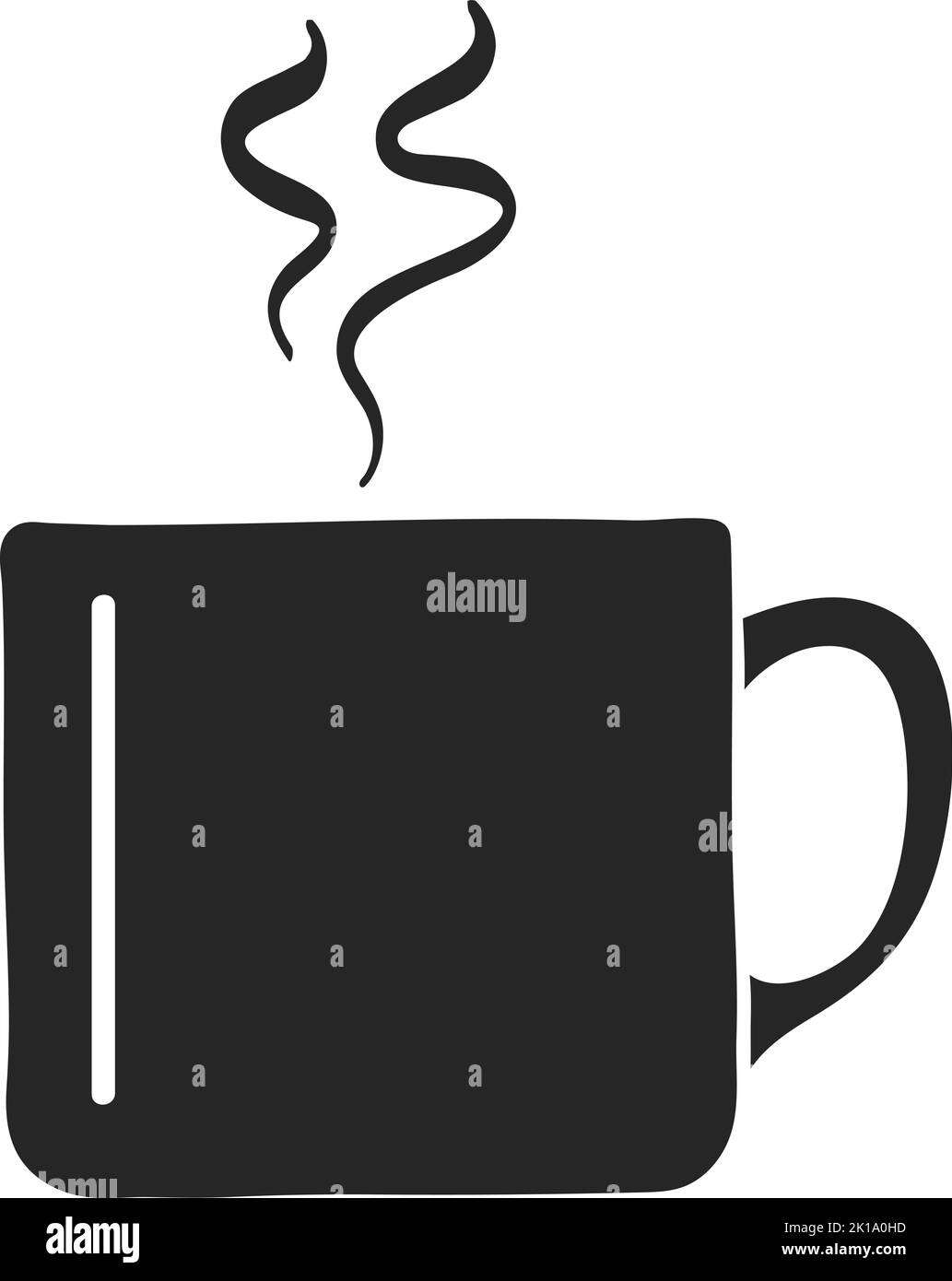 Hand drawn Coffee cup vector illustration Stock Vector Image & Art - Alamy