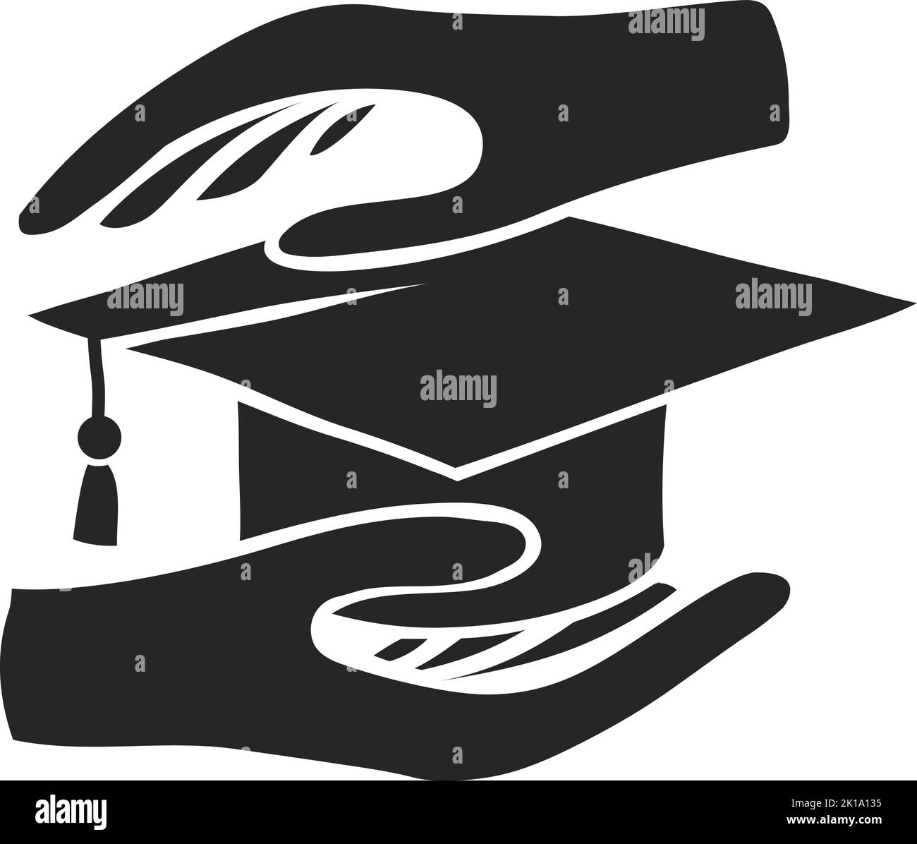 Hand Drawn Hand Holding Diploma Vector Illustration Stock Vector Image