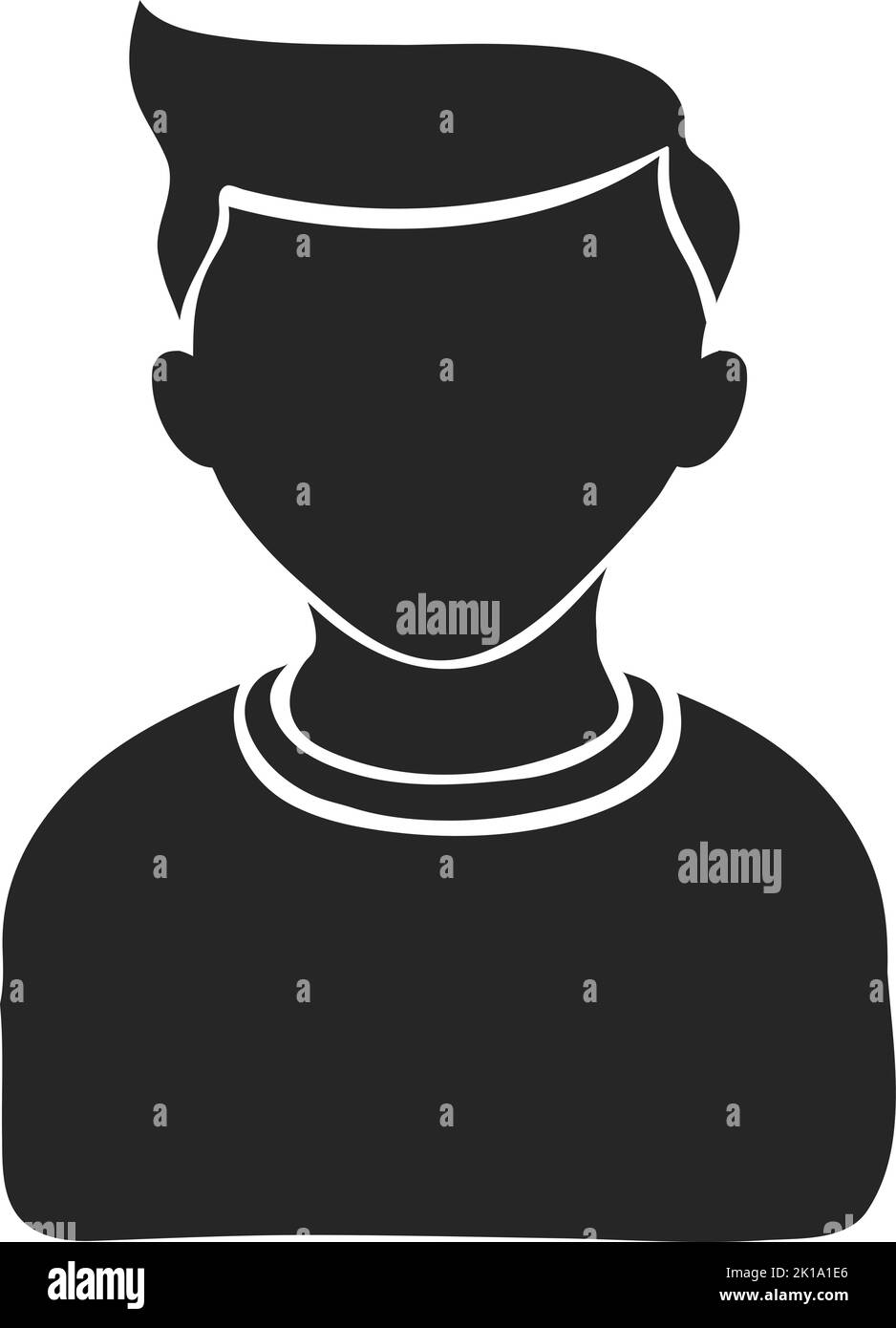 Hand drawn Add friend vector illustration Stock Vector Image & Art - Alamy