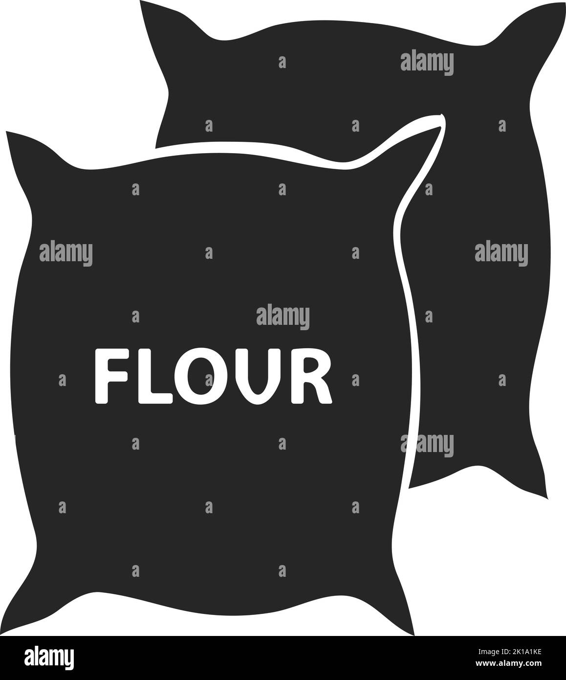 Hand drawn Flour sack vector illustration Stock Vector Image & Art Alamy