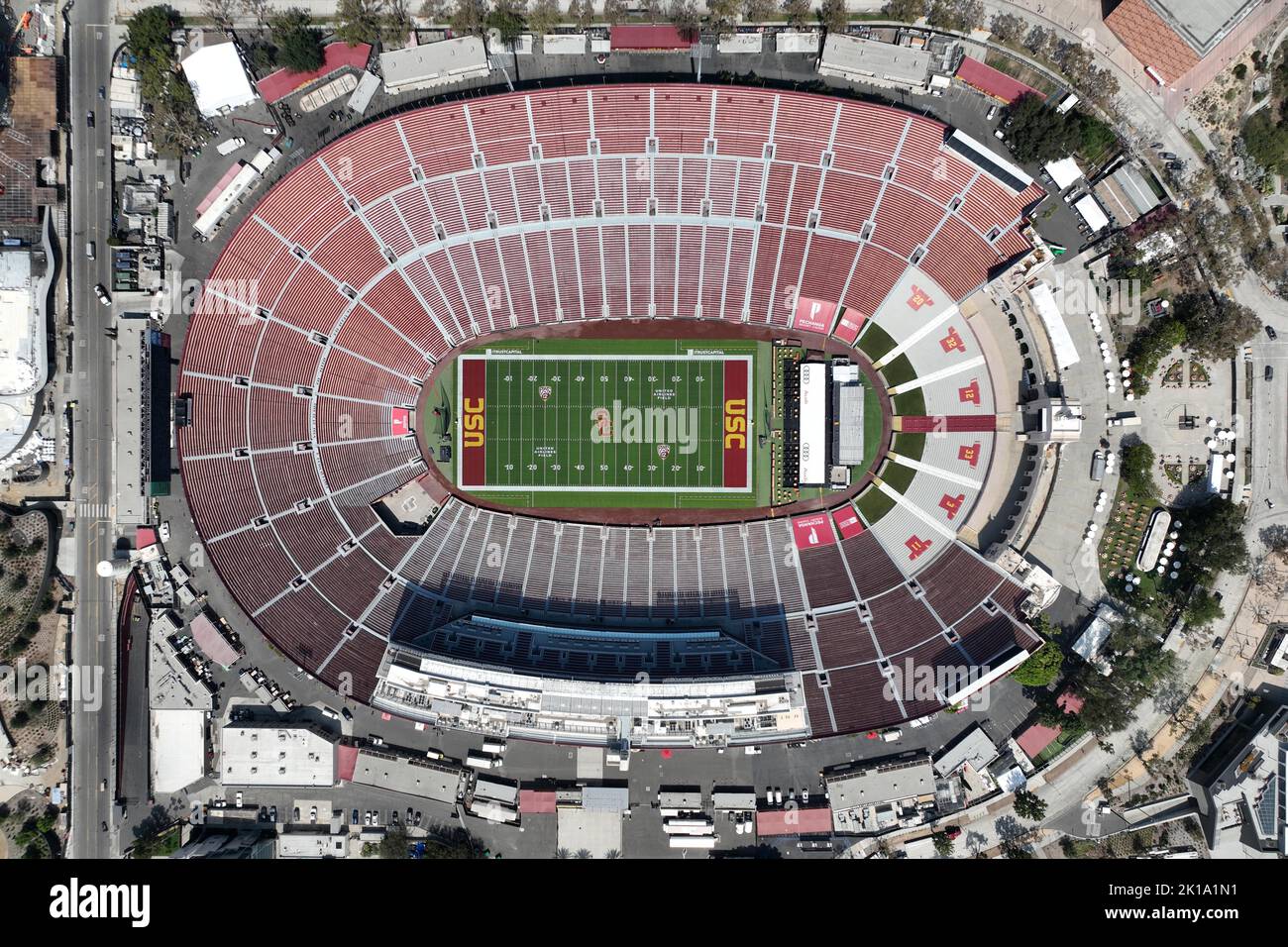 Los Angeles, United States. 16th Sep, 2022. A general overall aerial