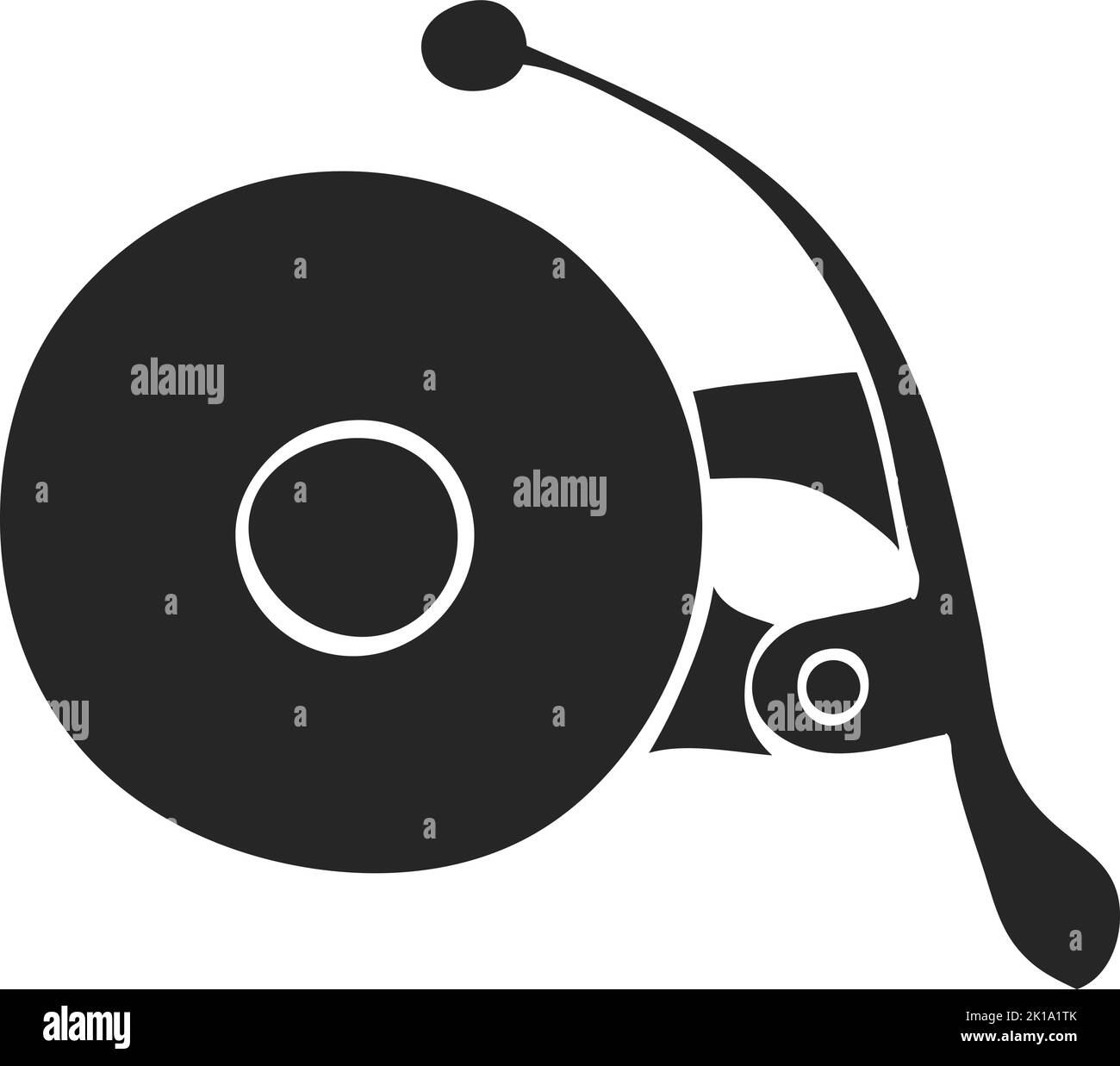 Hand drawn Bicycle bell vector illustration Stock Vector Image & Art