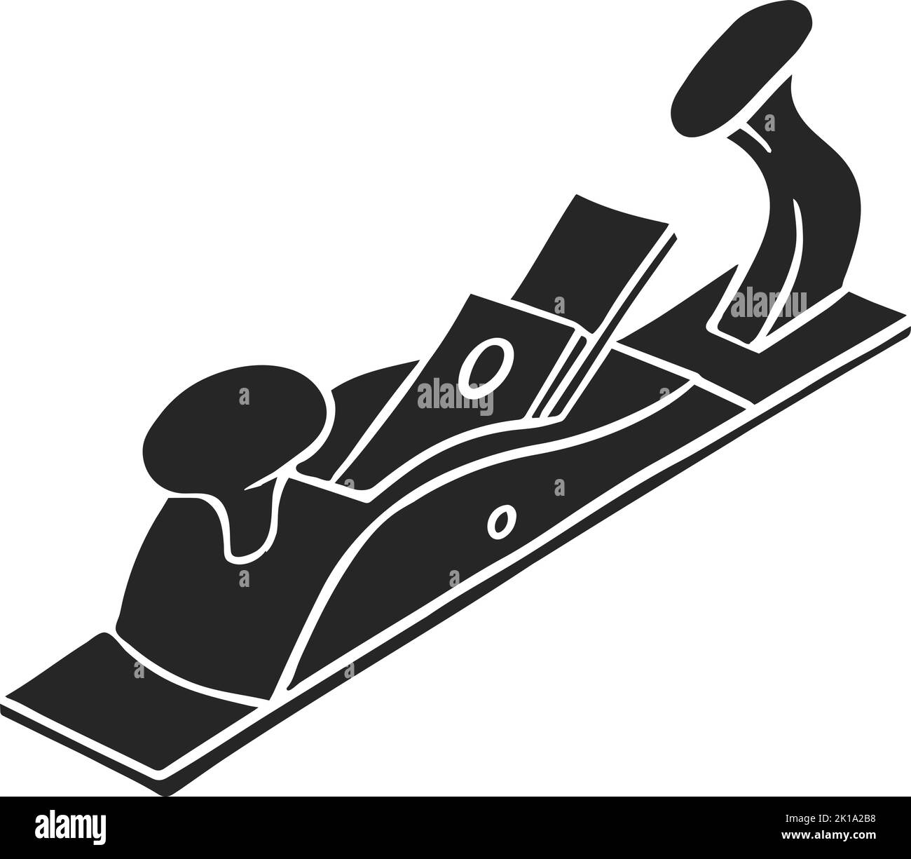 Hand drawn hand planer vector illustration Stock Vector Image & Art Alamy