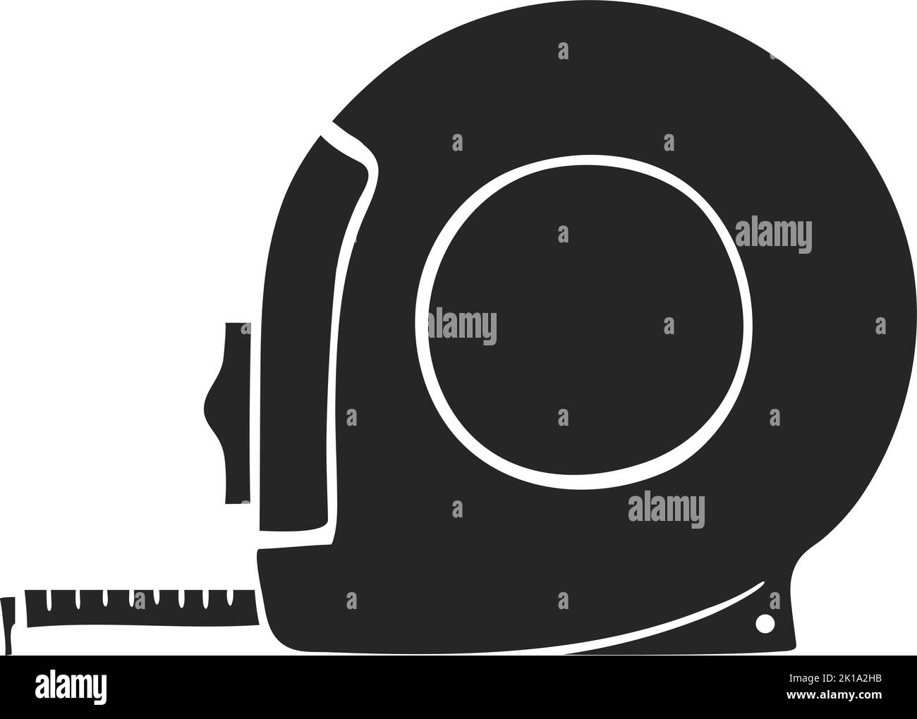 Hand drawn Measure tape vector illustration Stock Vector Image & Art ...