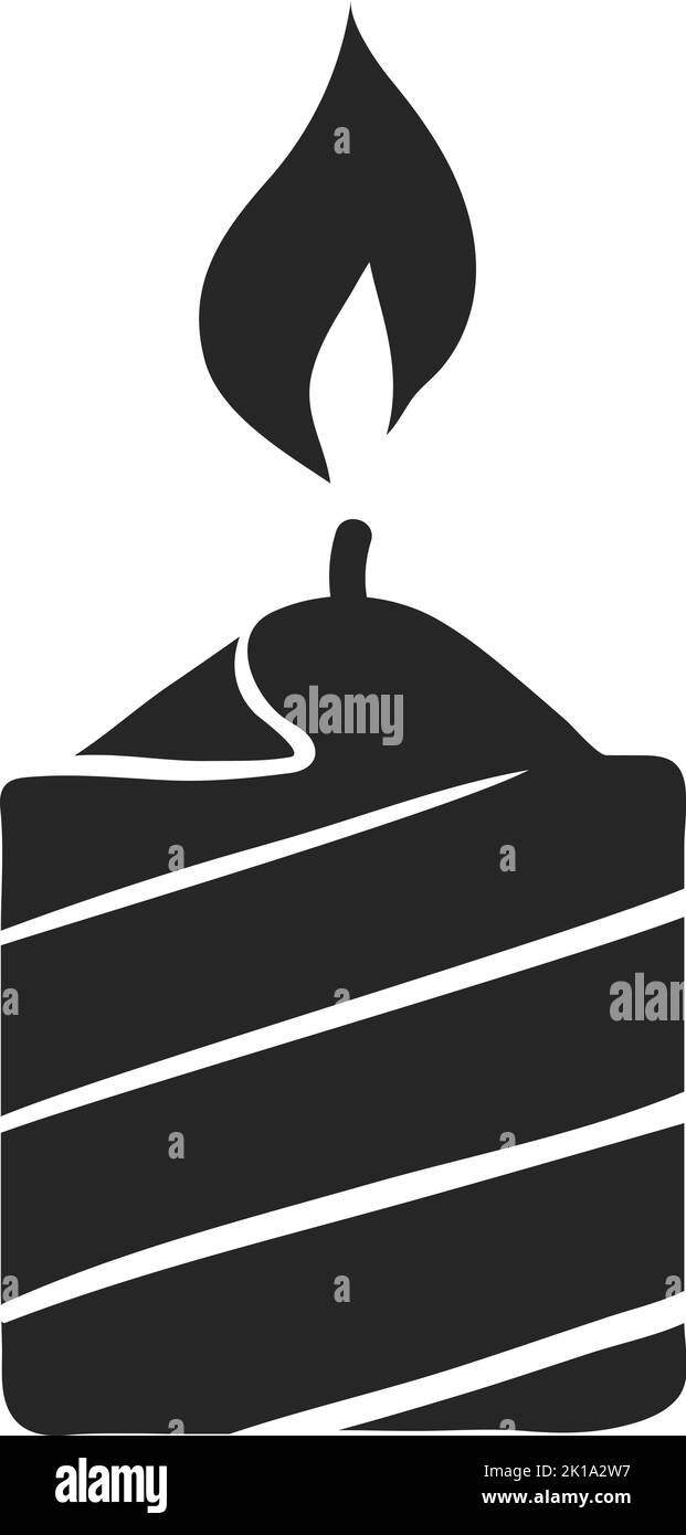 Hand drawn Candles vector illustration Stock Vector Image & Art Alamy