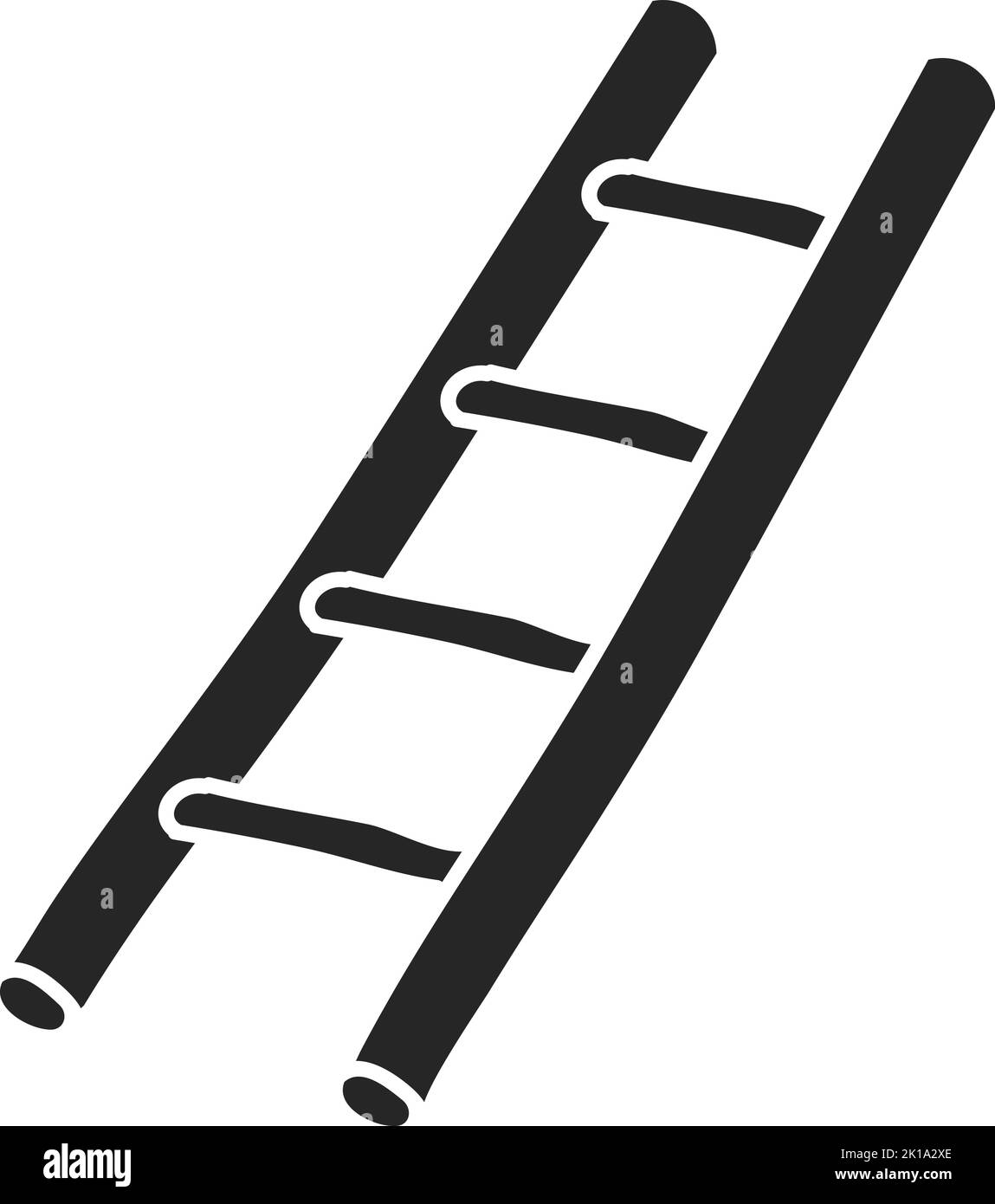 Hand drawn ladder vector illustration stock vector image art alamy