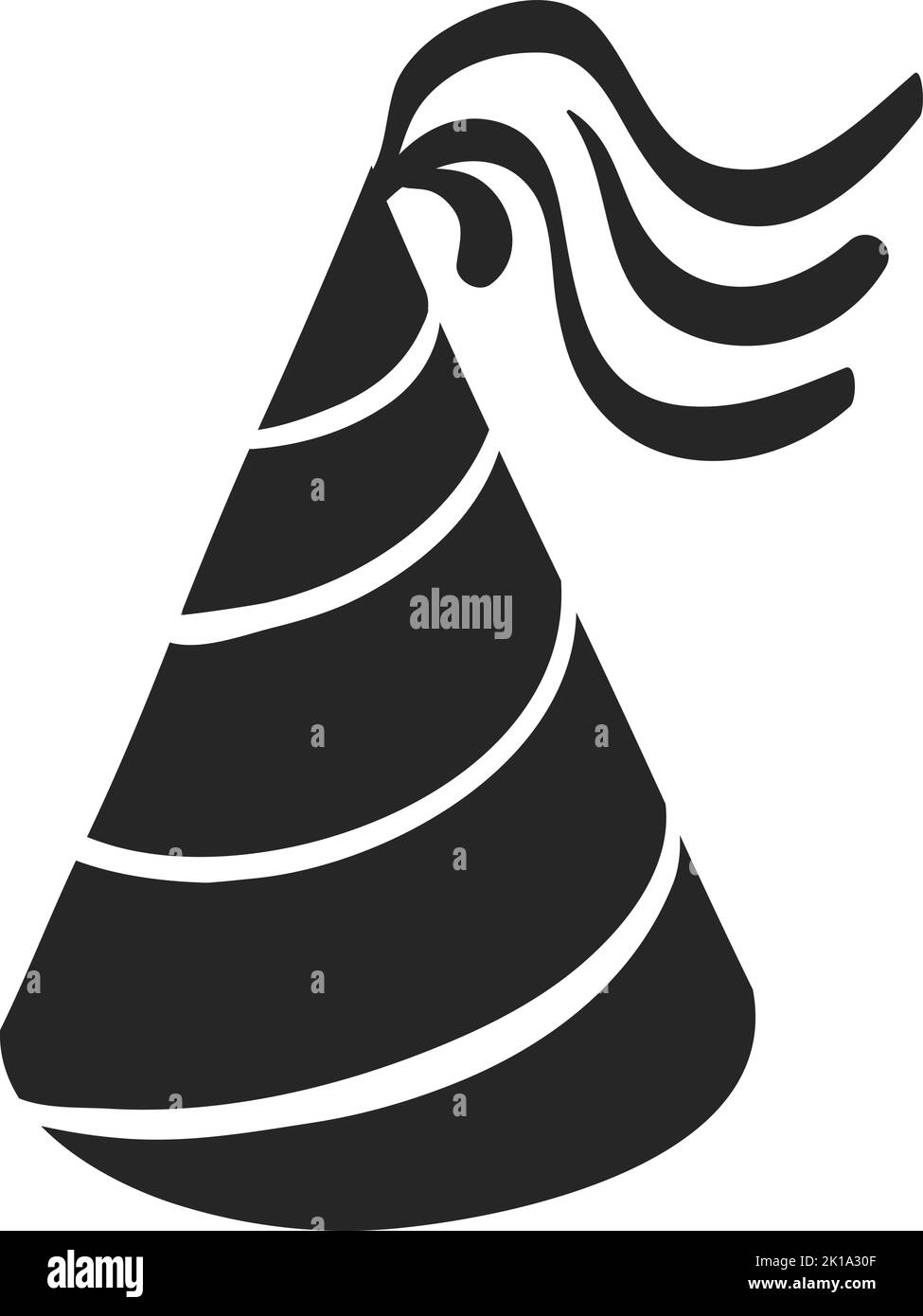 Hand drawn Birthday hat vector illustration Stock Vector Image & Art