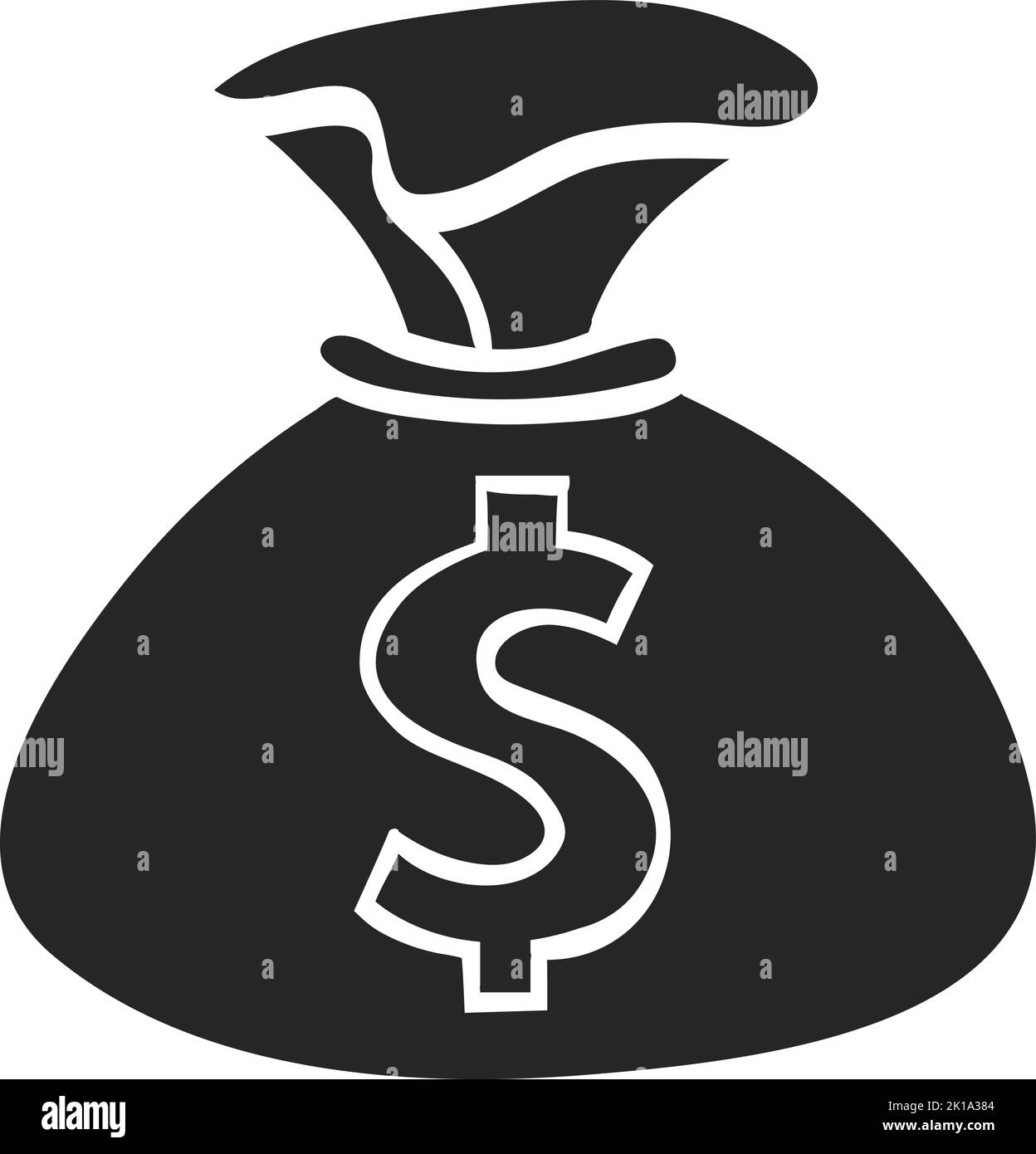 Hand drawn Money sack vector illustration Stock Vector Image & Art - Alamy