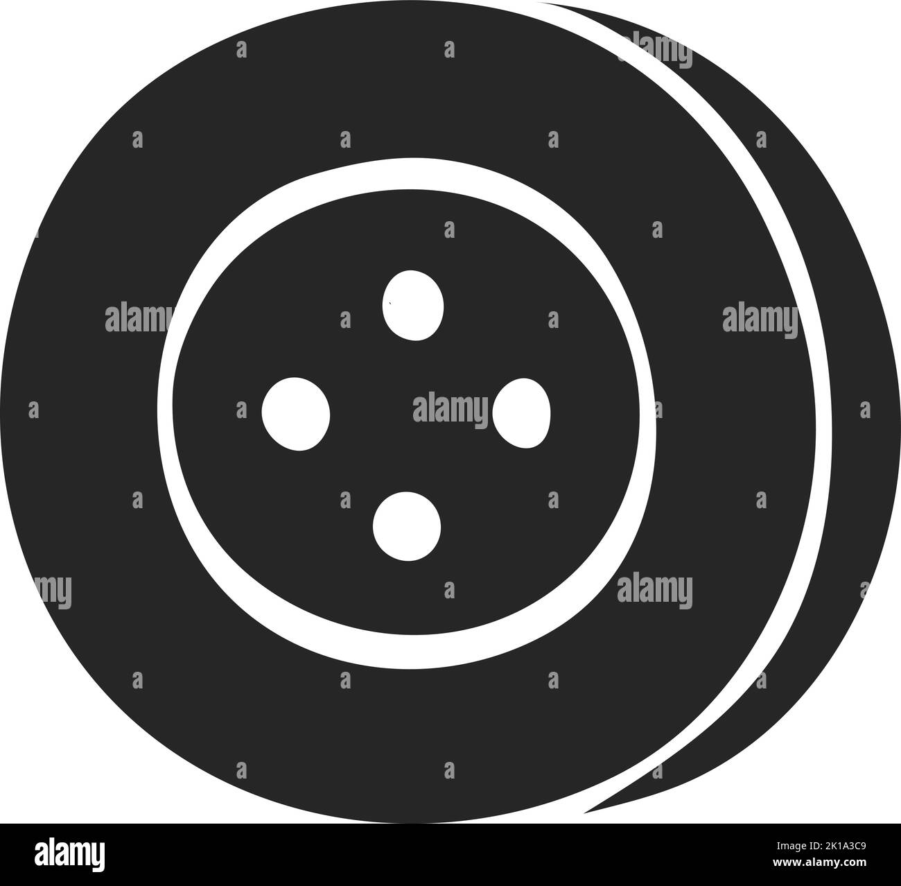 Hand drawn Button vector illustration Stock Vector Image & Art - Alamy