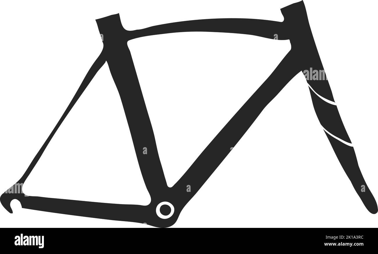 Hand drawn Bicycle frame vector illustration Stock Vector Image & Art