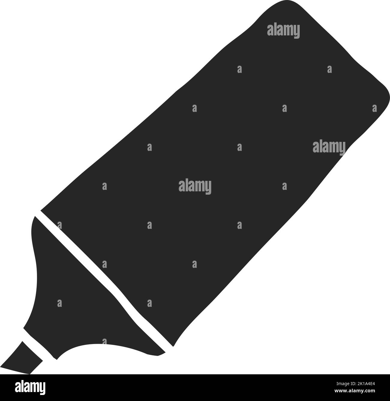 Hand drawn High light pen vector illustration Stock Vector Image & Art ...