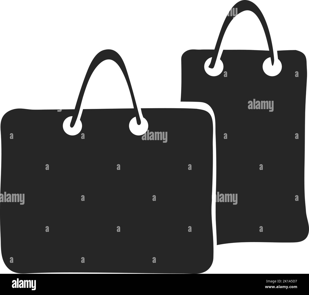 Hand drawn Shopping bags vector illustration Stock Vector Image & Art