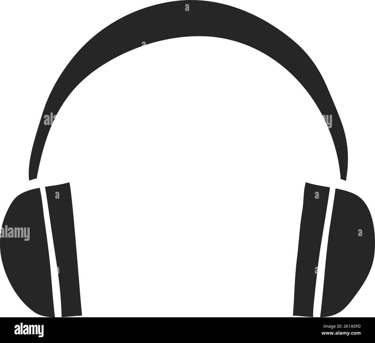 Hand drawn Headset Audio vector illustration Stock Vector Image & Art