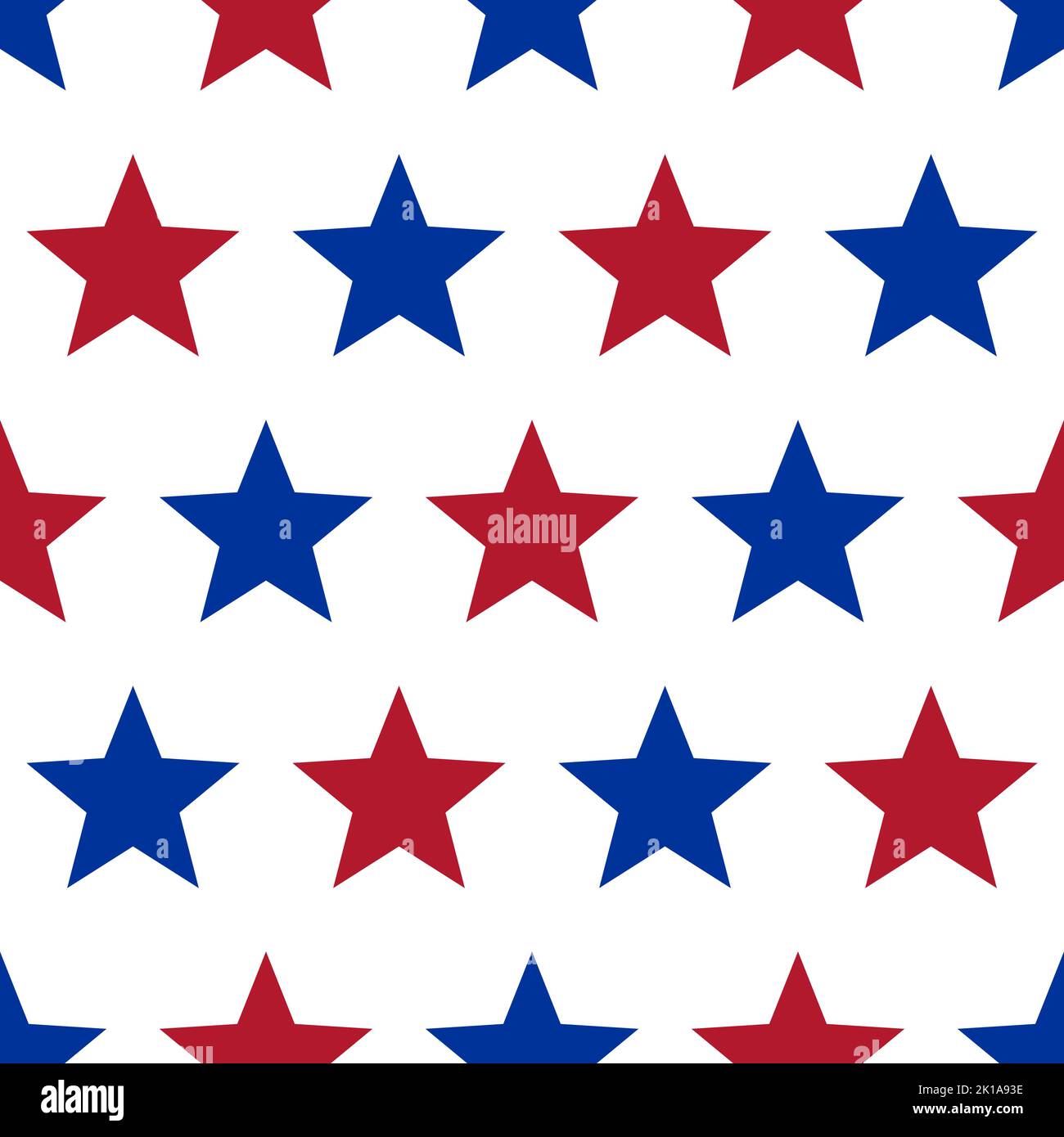 Diagonal rows with stars seamless pattern. American patriotic ...