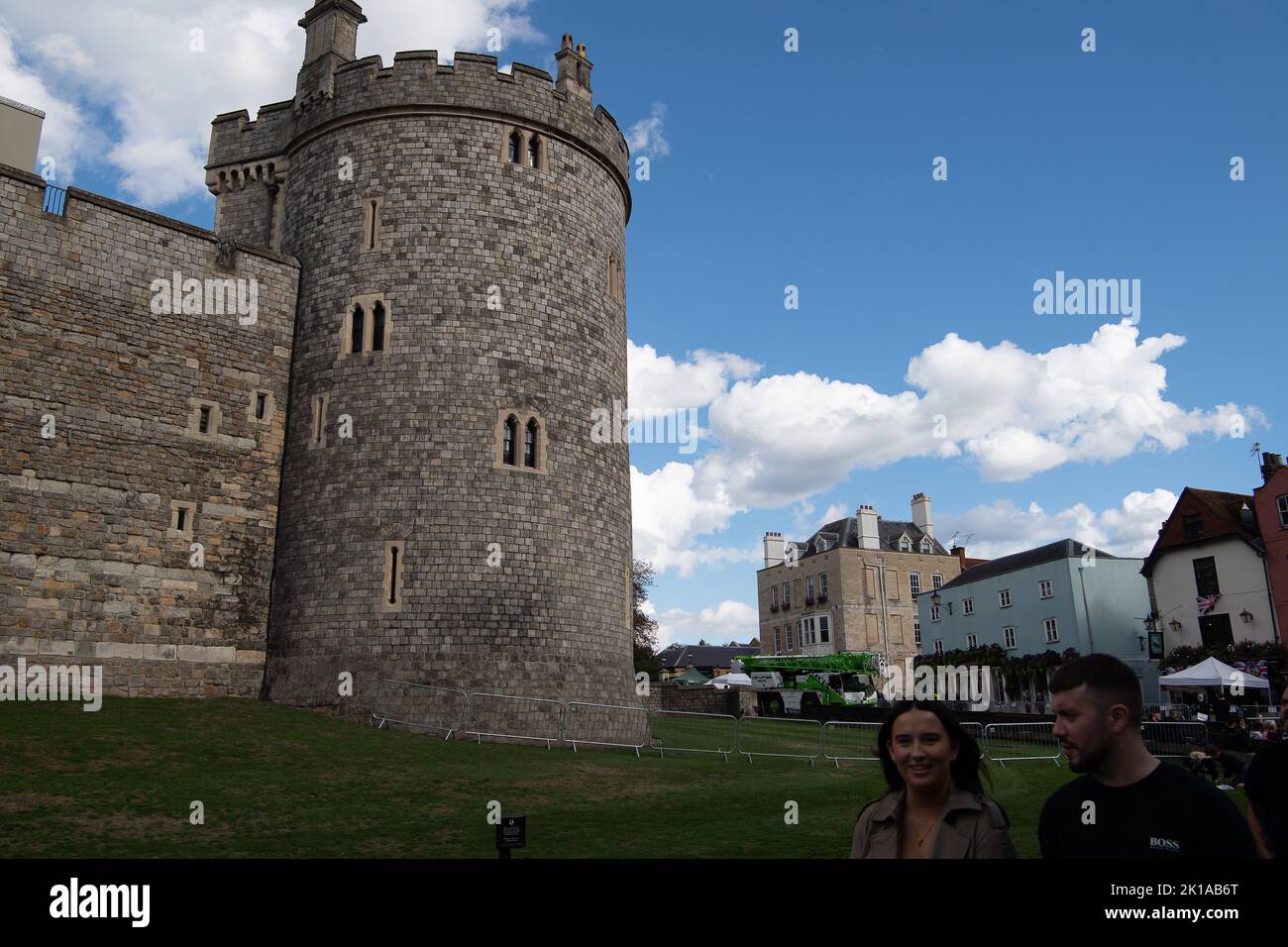 Windsor, Berkshire, UK. 16th September, 2022. Windsor Castle in the