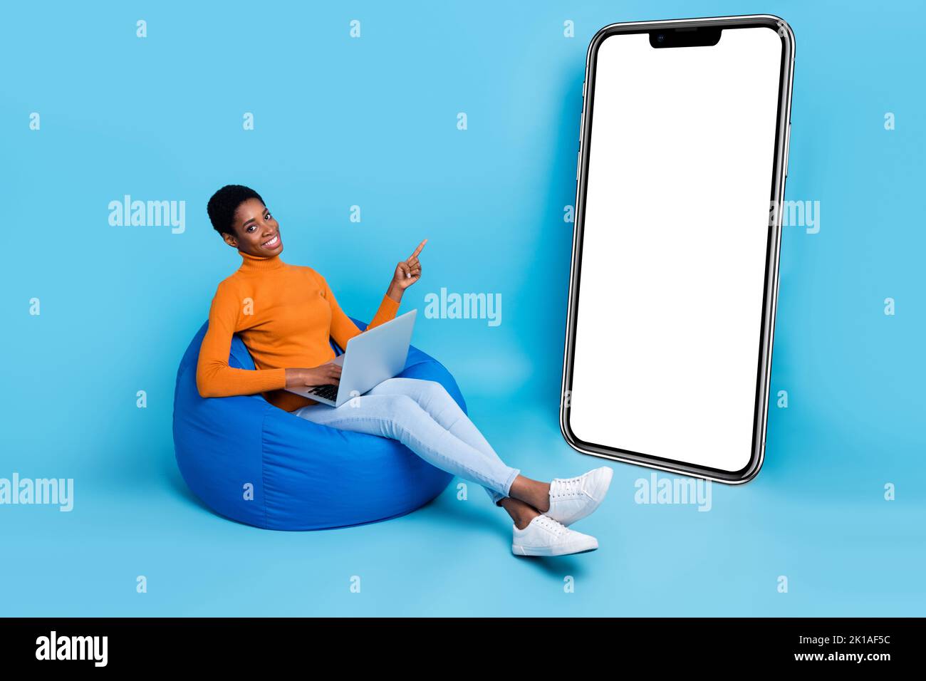 Bean bag blue color sale