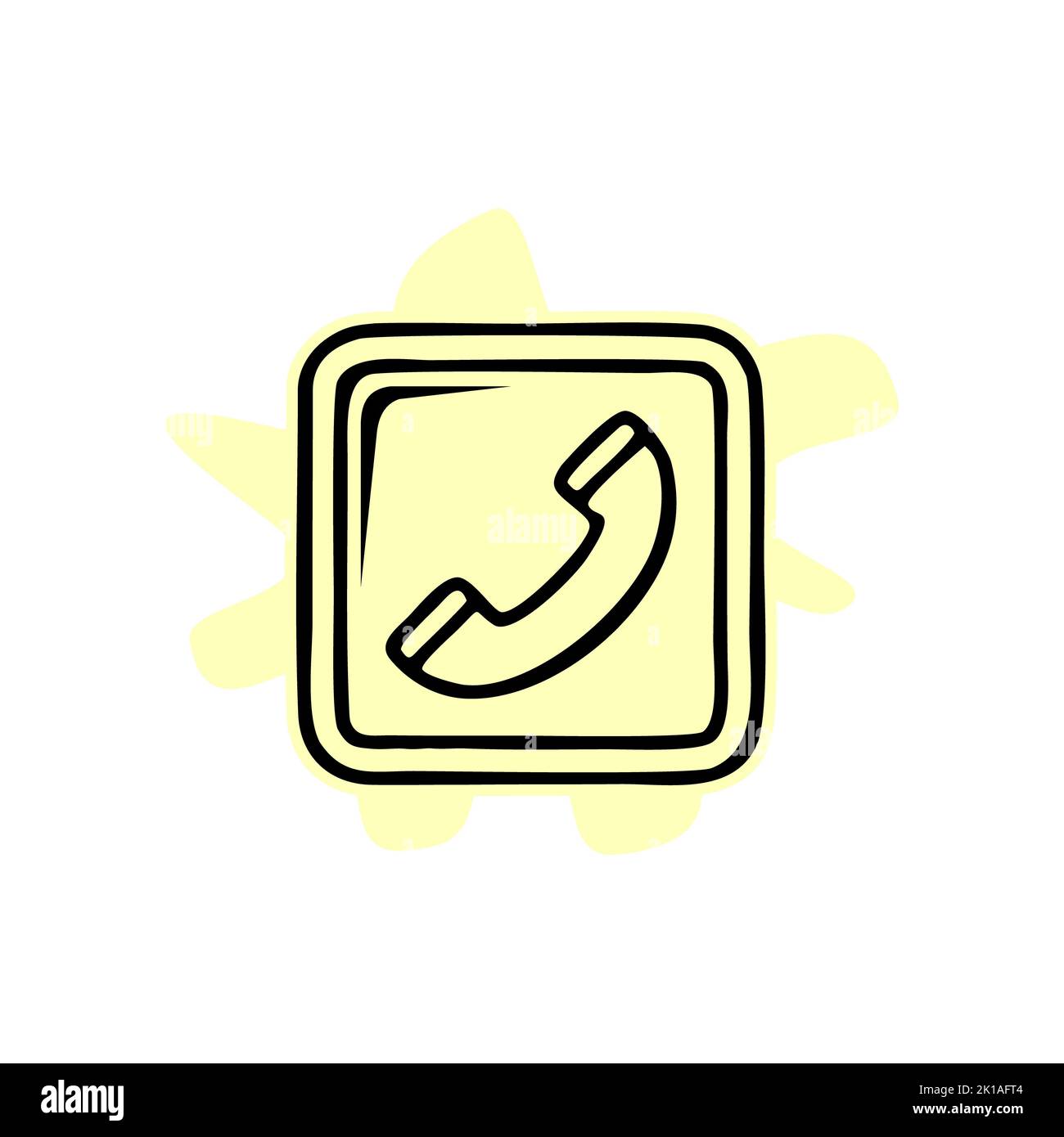 phone icon isolated on white background from signal and prohibitions collection. phone icon