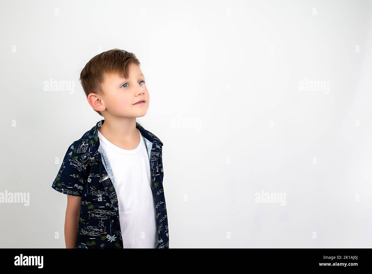 6 year old boy blonde hi-res stock photography and images - Alamy