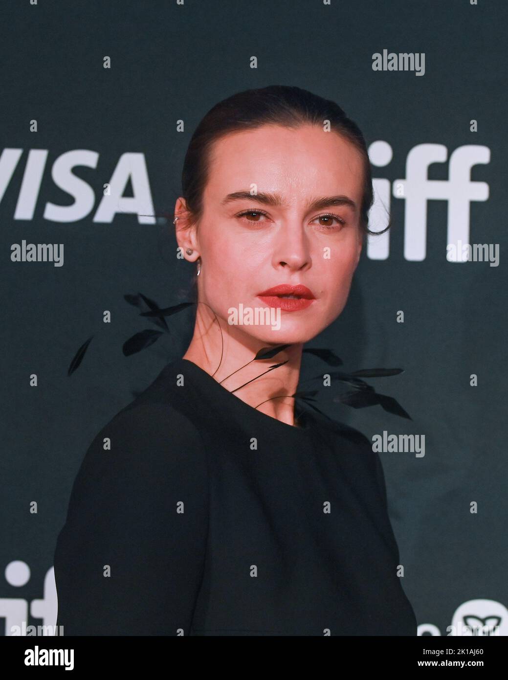 Toronto, Canada. 16th Sep, 2022. Kasia Smutniak arrives at the premiere