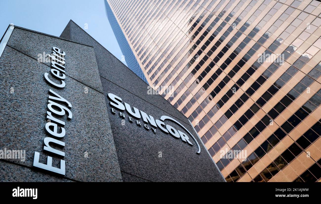 Calgary, Canada. 16th Sep, 2022. The Suncor Energy Centre picture in