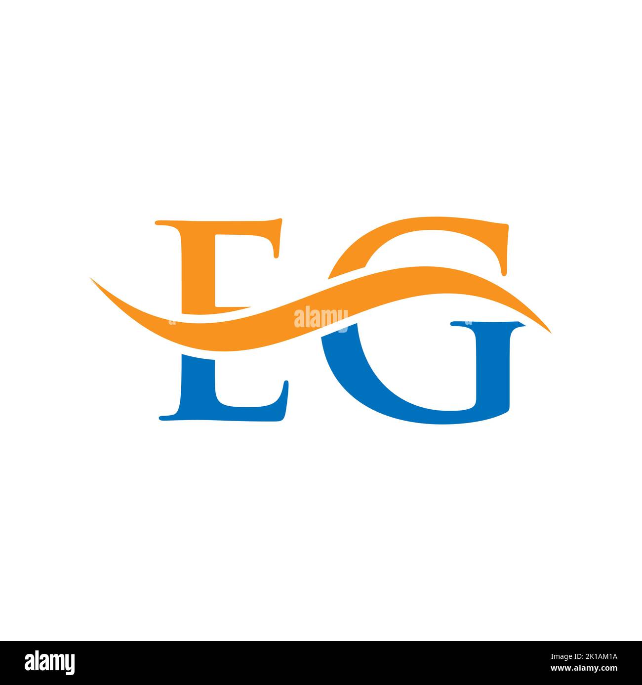 EG Combine Letter Logo Vector Template. Letter EG Logo Design Modern