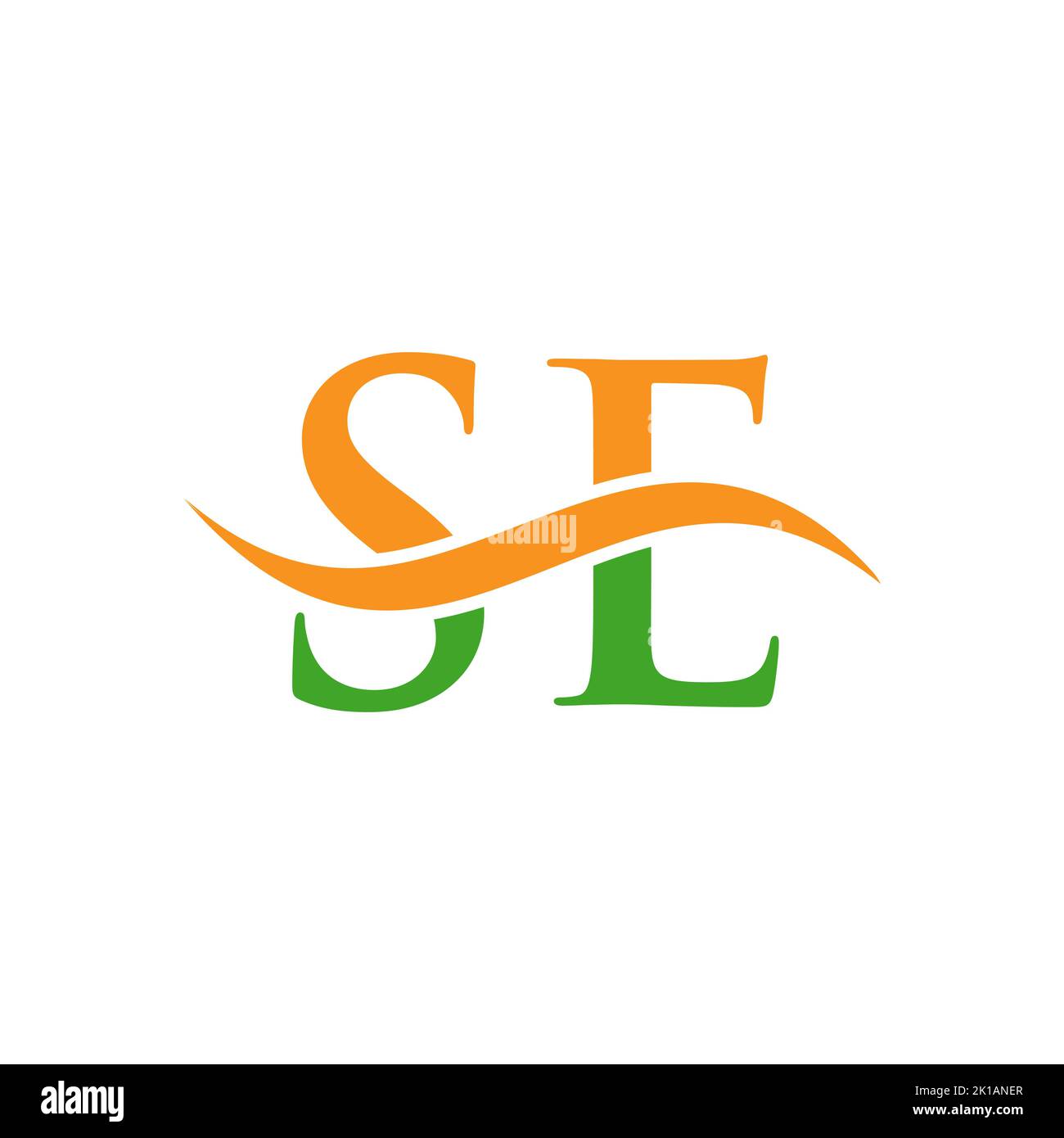 SE Combine Letter Logo Vector Template. Letter SE Logo Design Modern ...