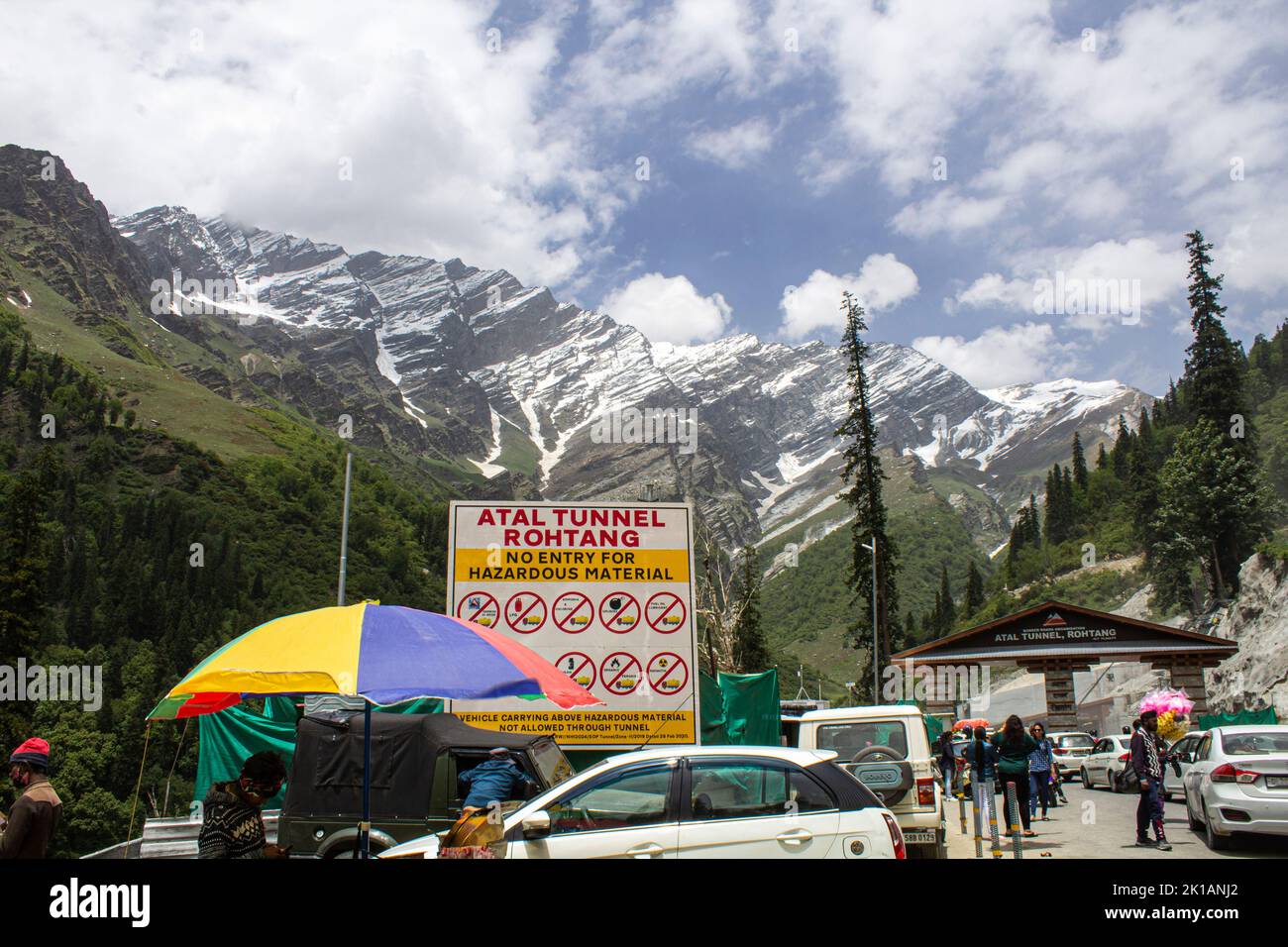 atal tunnel to jispa, leh ladakh, himalayan range passes, jispa valley ...