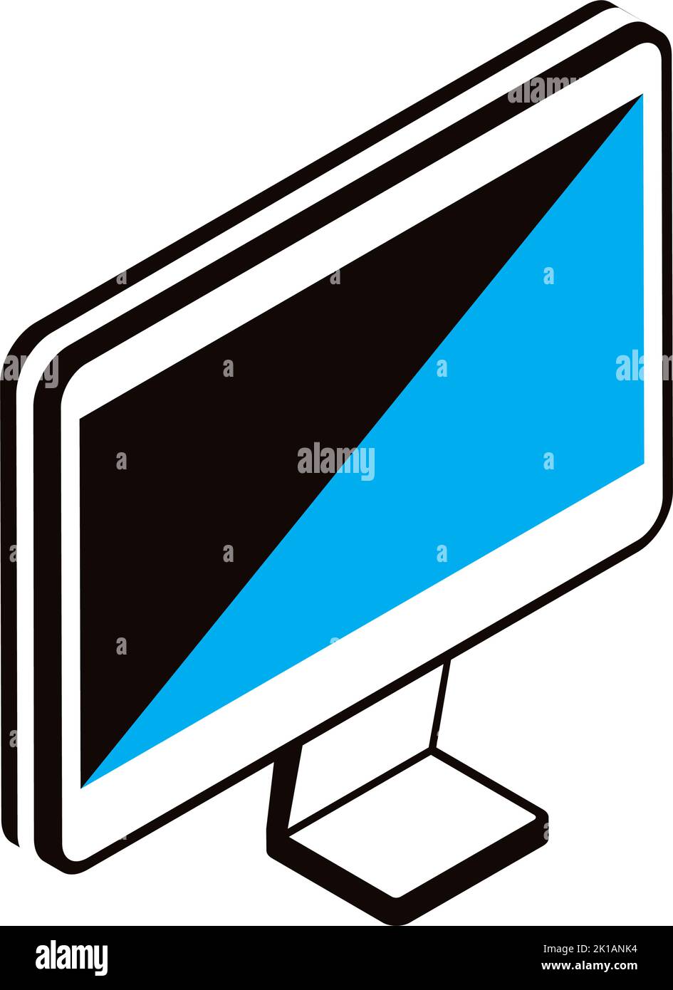 desktop computer tech device icon Stock Vector Image & Art - Alamy