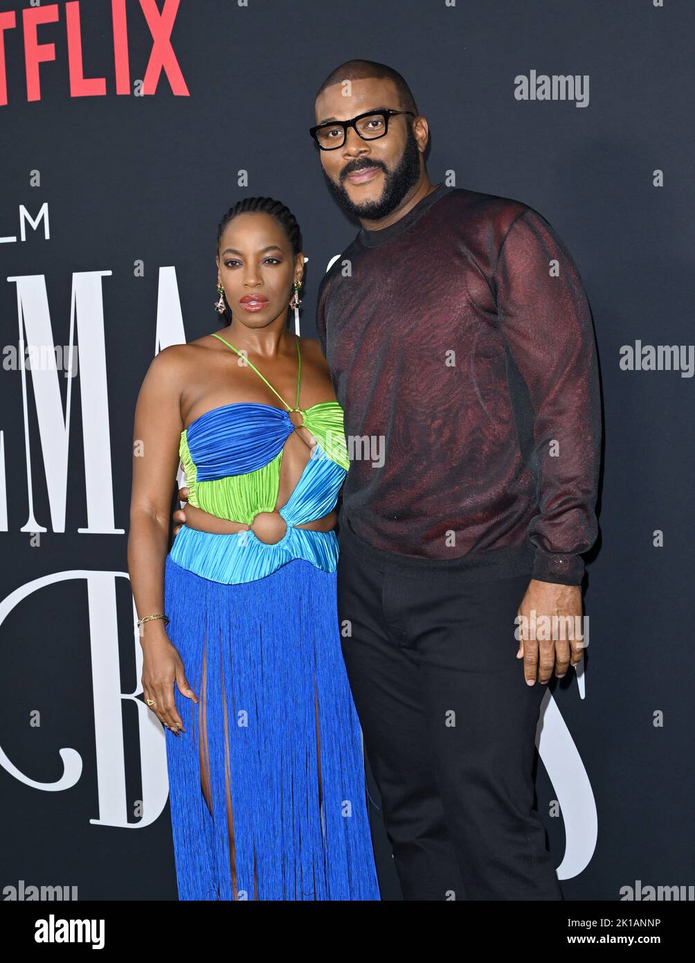 Los Angeles, USA. 16th Sep, 2022. Milauna Jemai Jackson & Tyler Perry