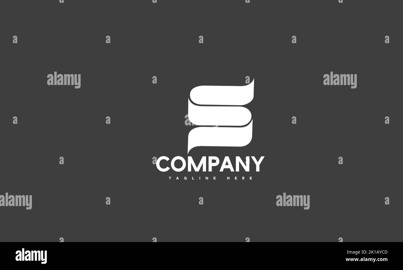 minimal letter S logo template Stock Vector Image & Art - Alamy
