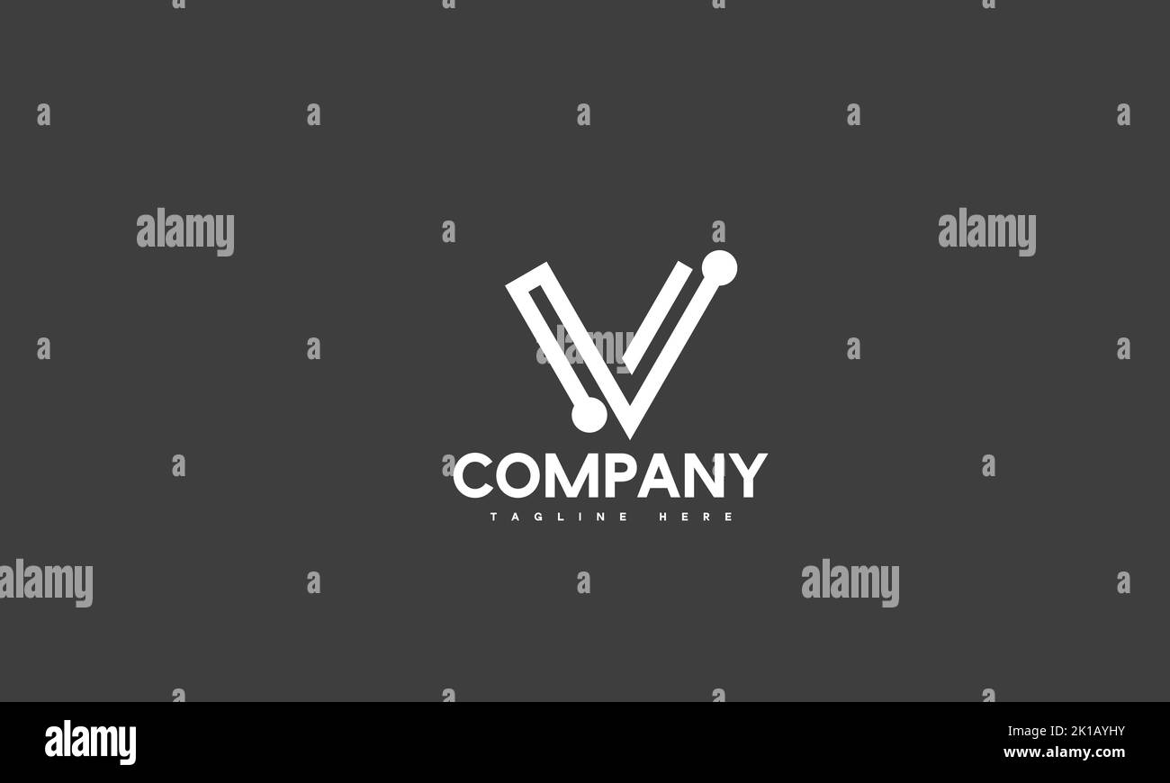 Letter v logo Black and White Stock Photos & Images - Alamy