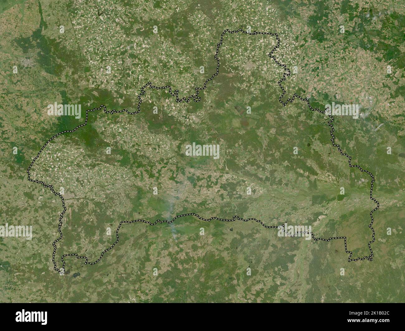 Brest, region of Belarus. Low resolution satellite map Stock Photo - Alamy