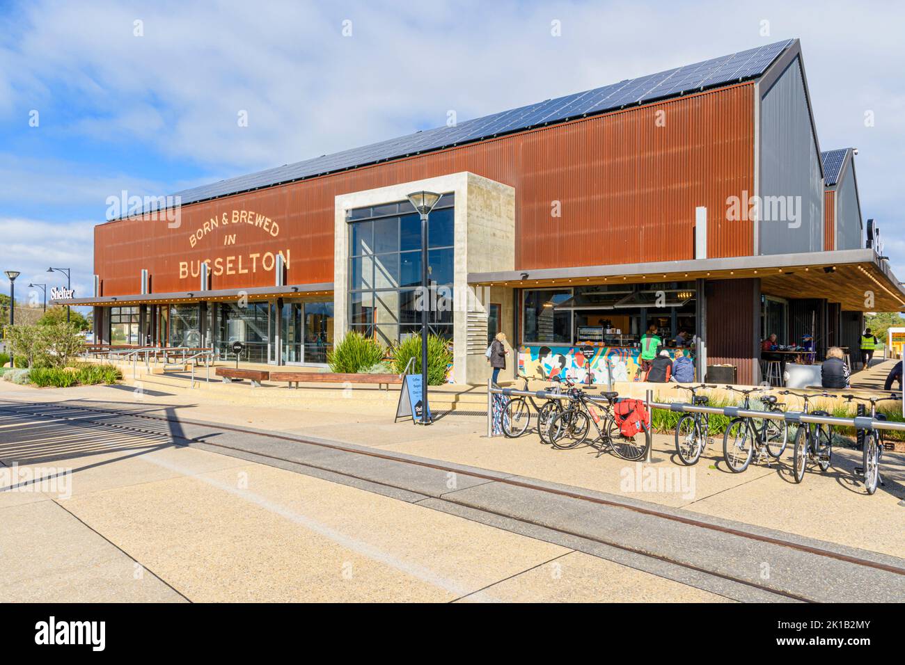 Shelter Brewing Co.. on the foreshore of Busselton, Western Australia