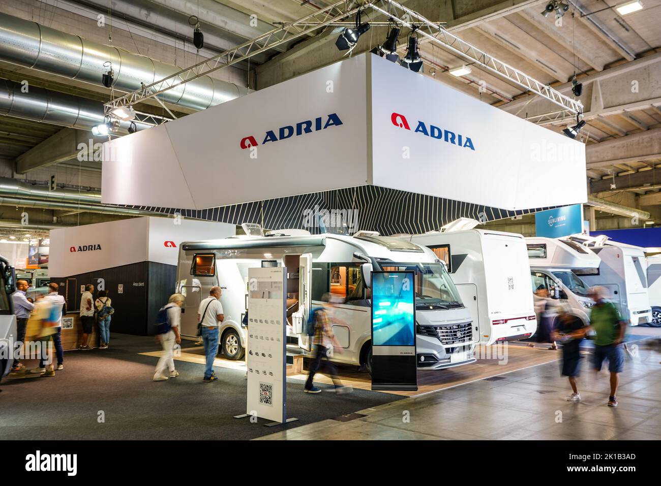Fiere di Parma, Parma, Italy, September 16, 2022, ADRIA stand during Il