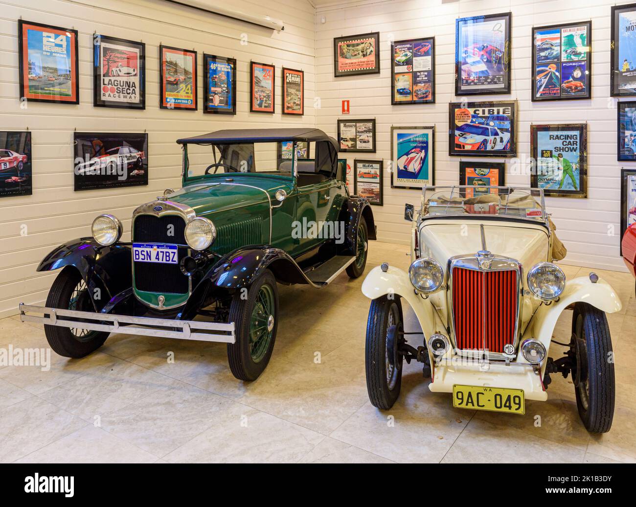 Sports Car Gallery at Aravina Estate winery cellar door in the Margaret