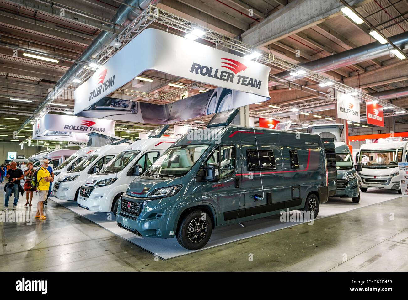 Fiere di Parma, Parma, Italy, September 16, 2022, ROLLER TEAM stand