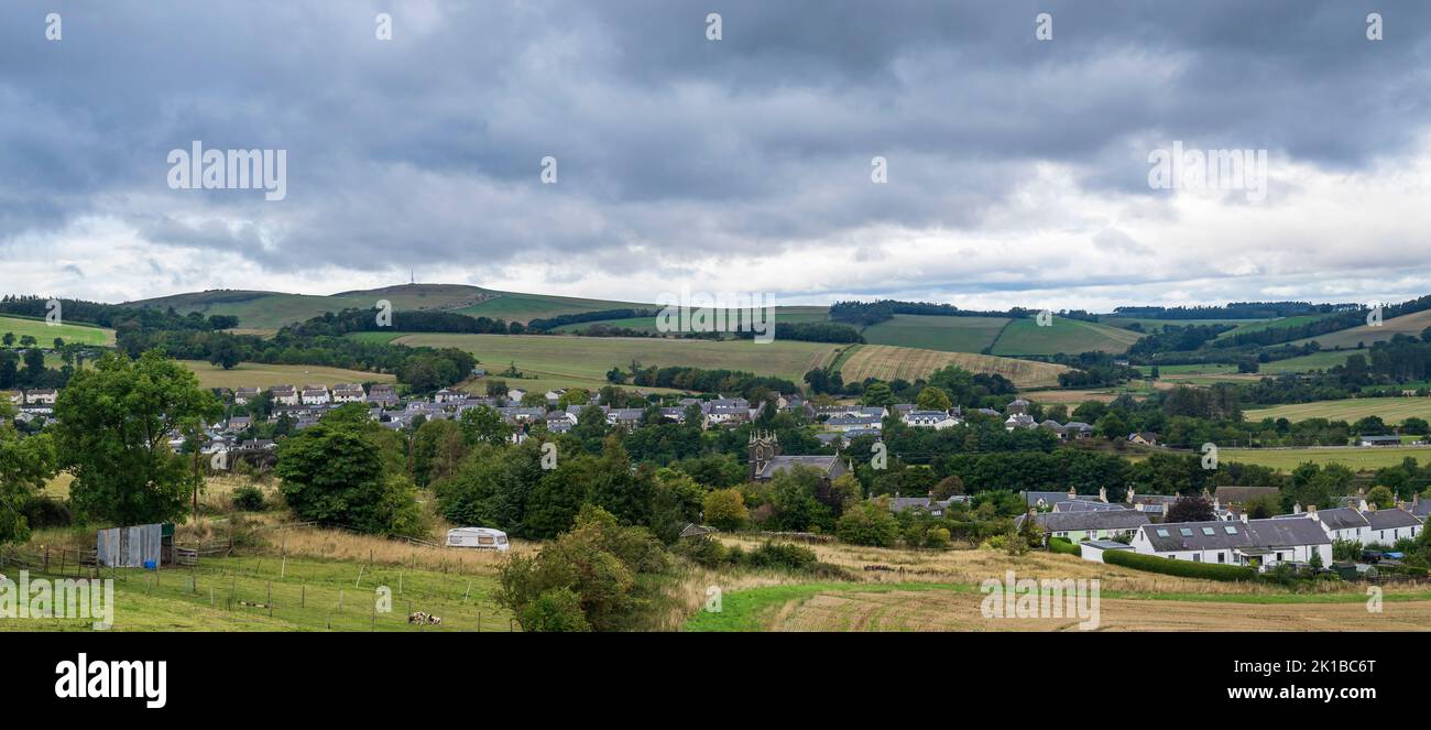 Kirk Yetholm, Scottish Borders, UK - Which marks the northern end of The Pennine Way long-distance footpath Stock Photo