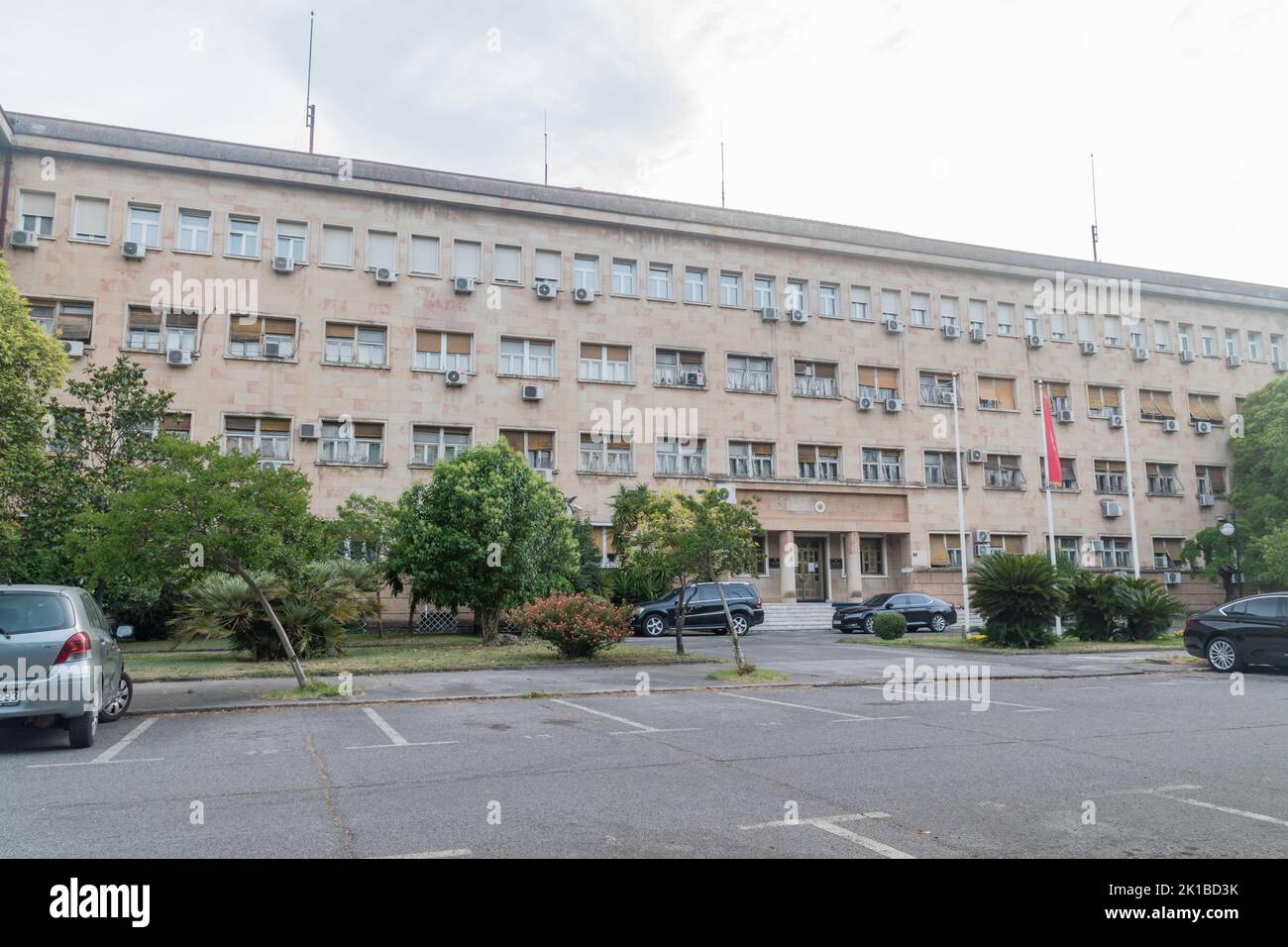 Podgorica, Montenegro - June 4, 2022: Ministry of the Interior of