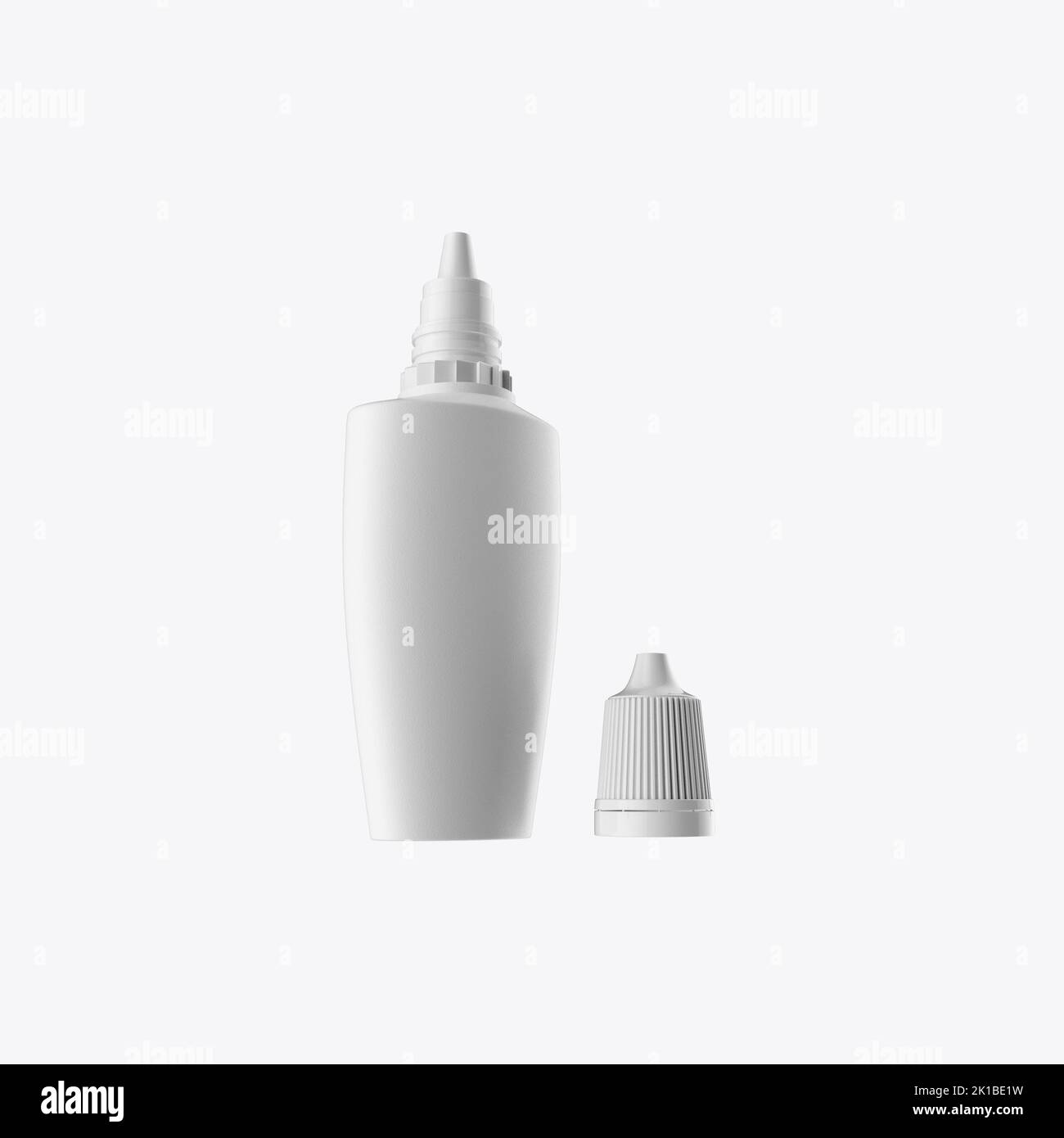 Plastic Dropper Bottle Mockup. 3D render Stock Photo Alamy